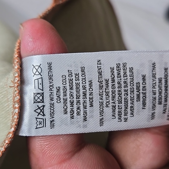 French Connection Womens Crolenda Vegan Leather Glazed Ginger Blouce Sz 4 - NWT - Picture 7 of 11